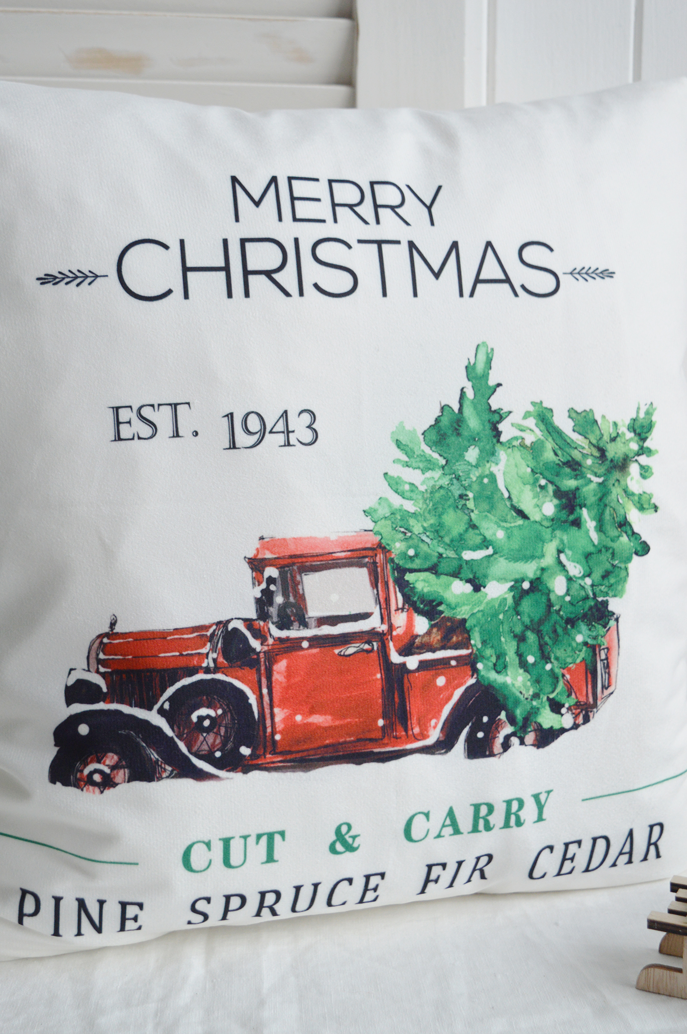 Christmas Cushion Covers - New England style Christmas Decor