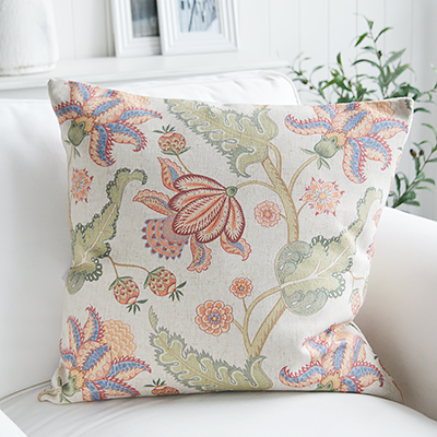Buxton New England style cushions - New England farmhouse, modern country and coastal cushions and interiors