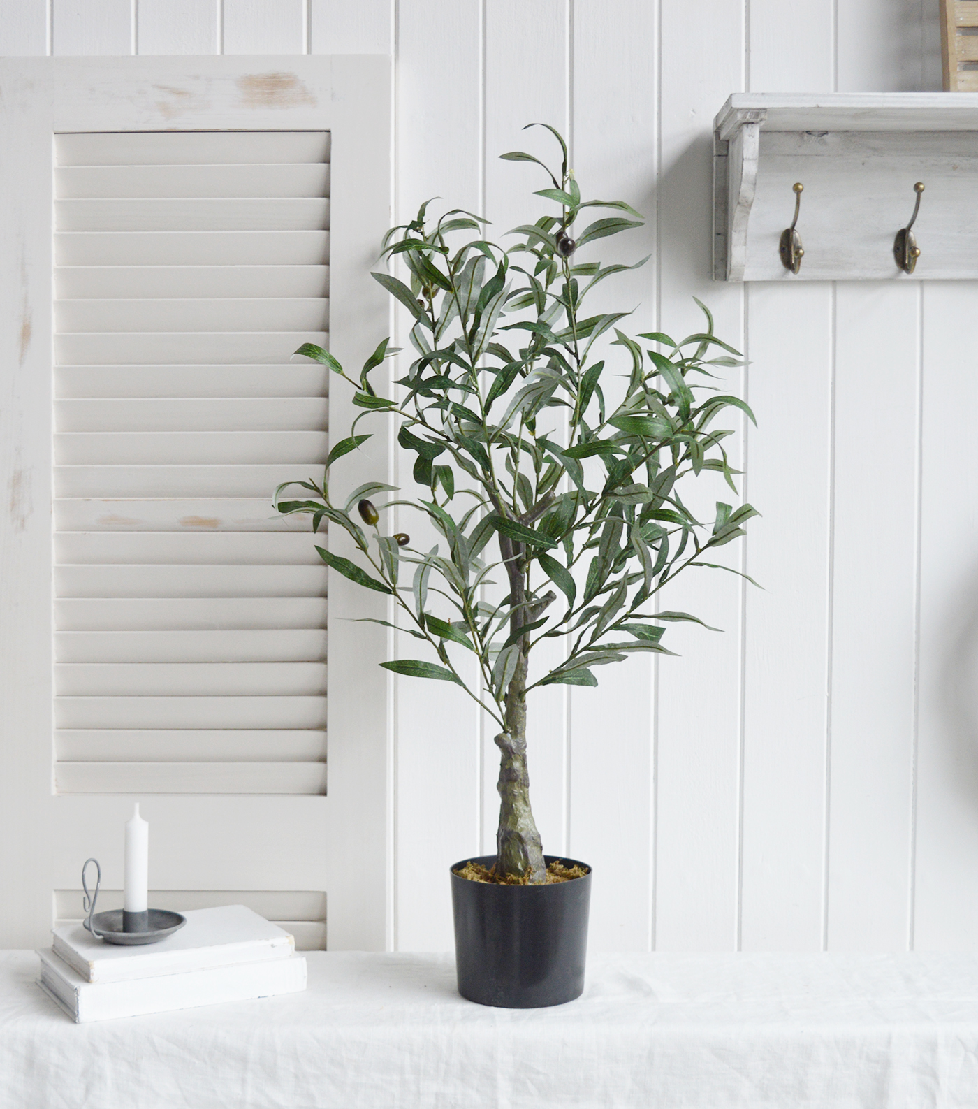 Realistic Faux Olive Tree For Modern Country, Farmhouse and Coastal Furniture and Interiors