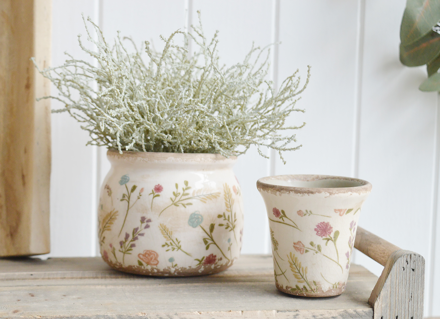 Marston Aged Vintage Style Ceramics - New England, coastal, modern farmhouse and country homes interiors and furniture