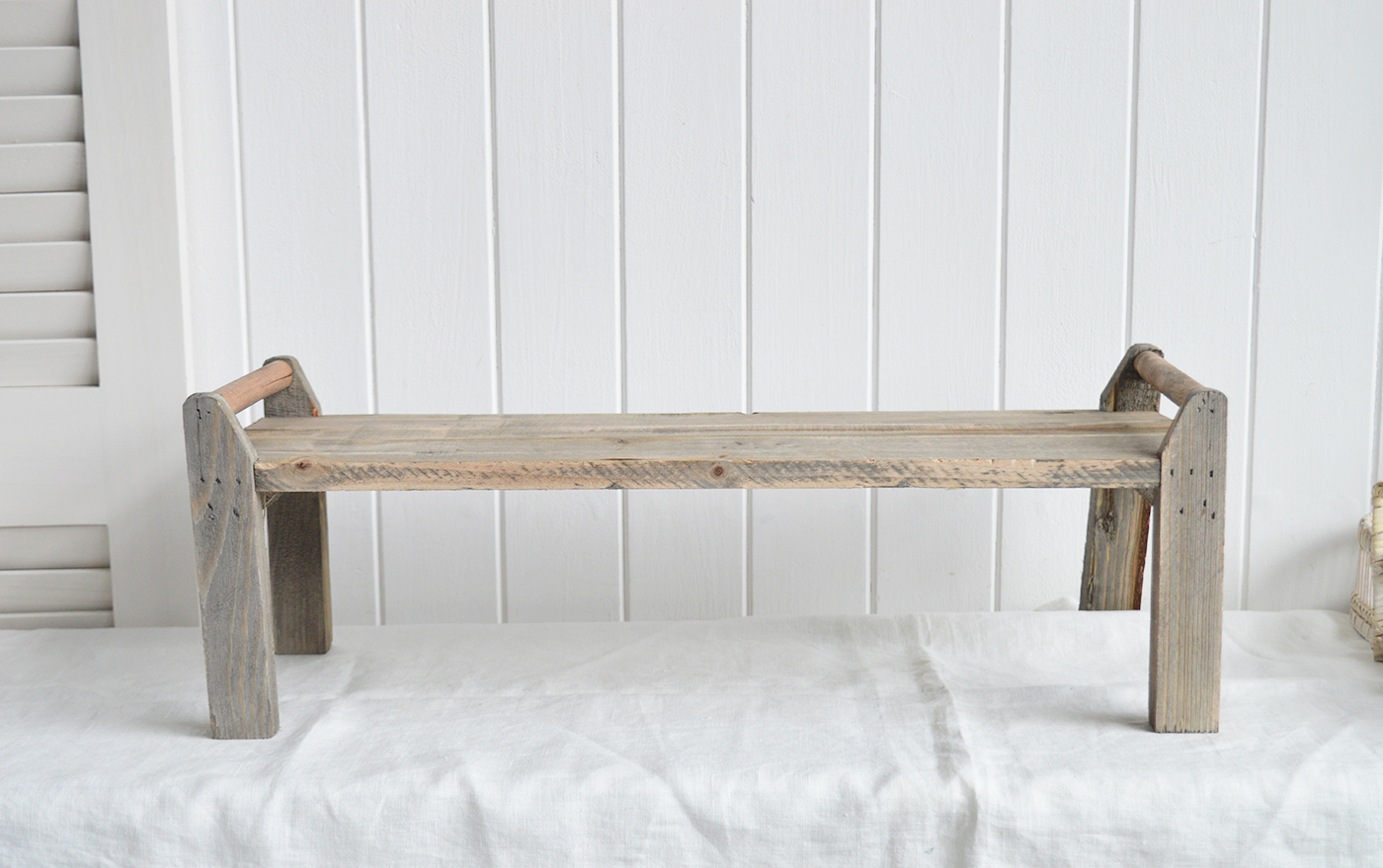 Pawtucket Grey Styling Bench - Modern Farmhouse, Coastal, Country Furniture and Interiors