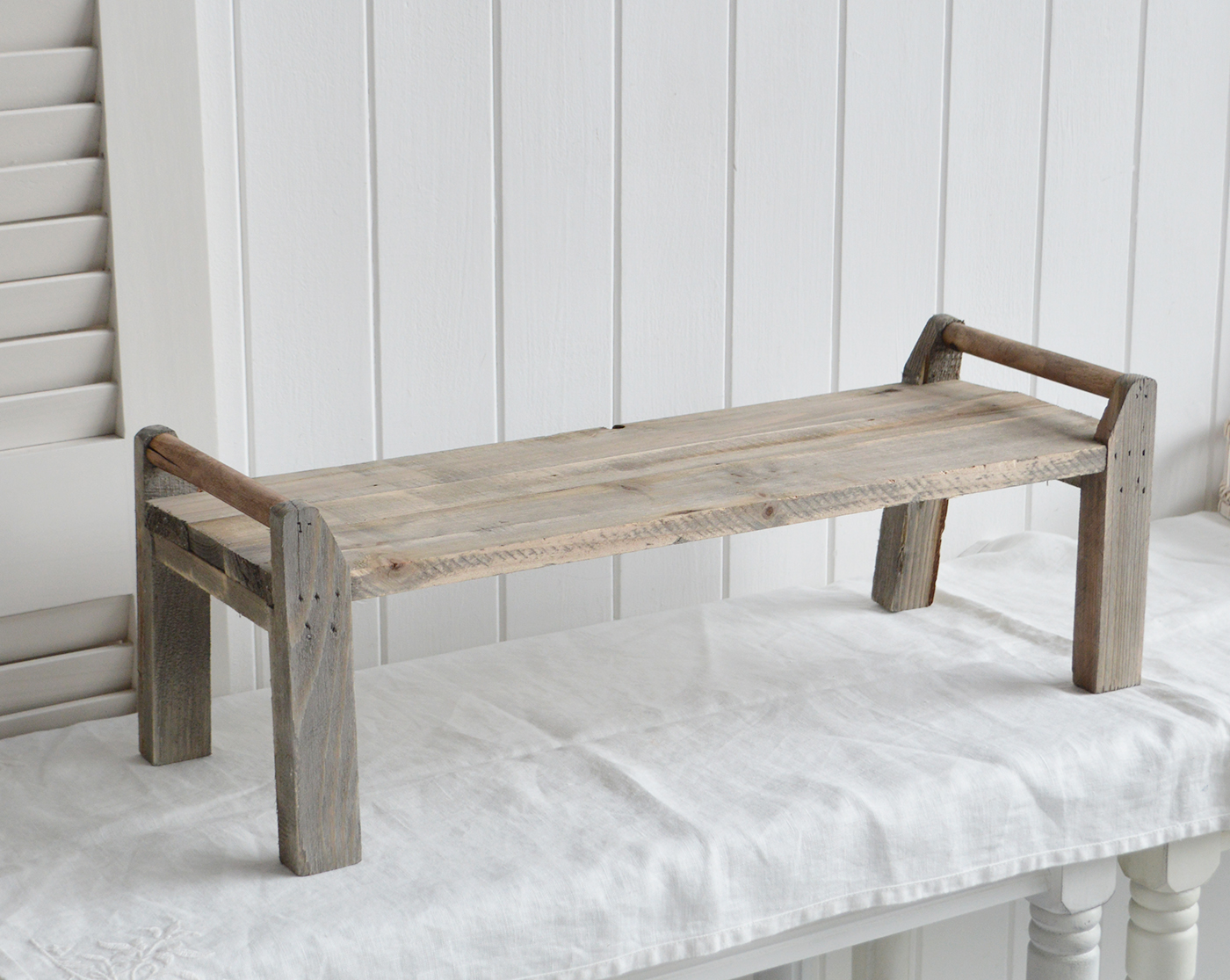 Pawtucket Grey Styling Bench - Modern Farmhouse, Coastal, Country Furniture and Interiors