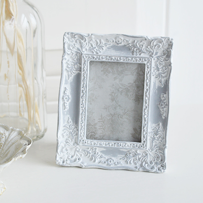 Oak Hill Photo Frame.  White Furniture and home decor accessories for the New England styled home for all country, coastal and city houses