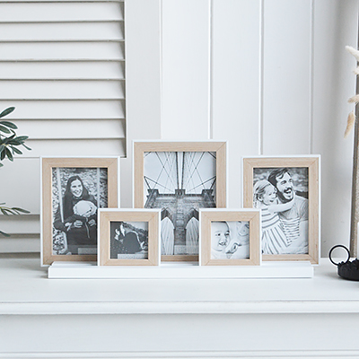 Woodbury White Photo Frames - The White Lighthouse New England Country and Castal Furniture and Interiors