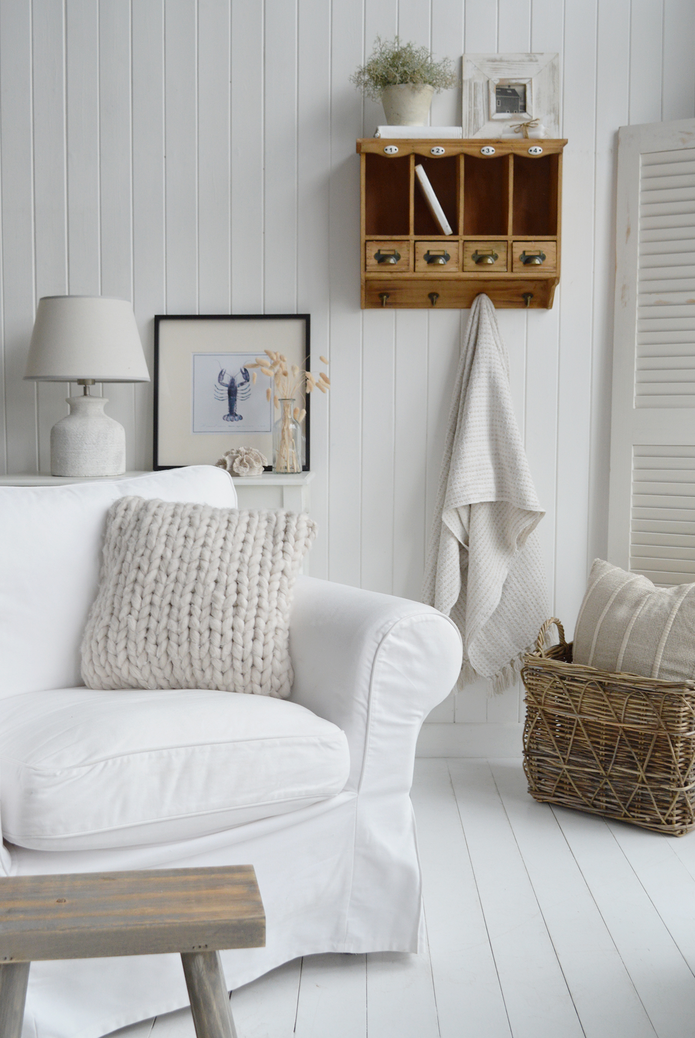 New England style coastal furniture accessory