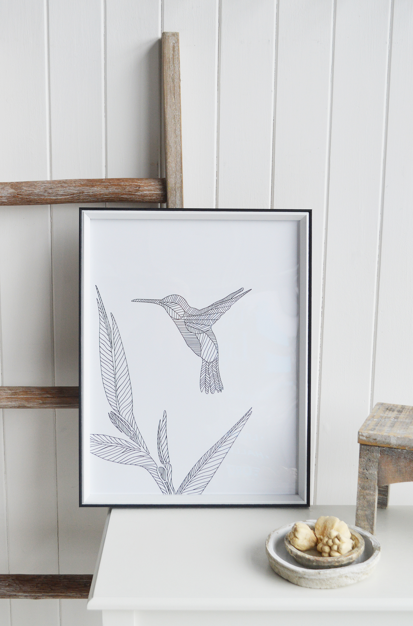 New England Wall Art Decor.  Humming Bird