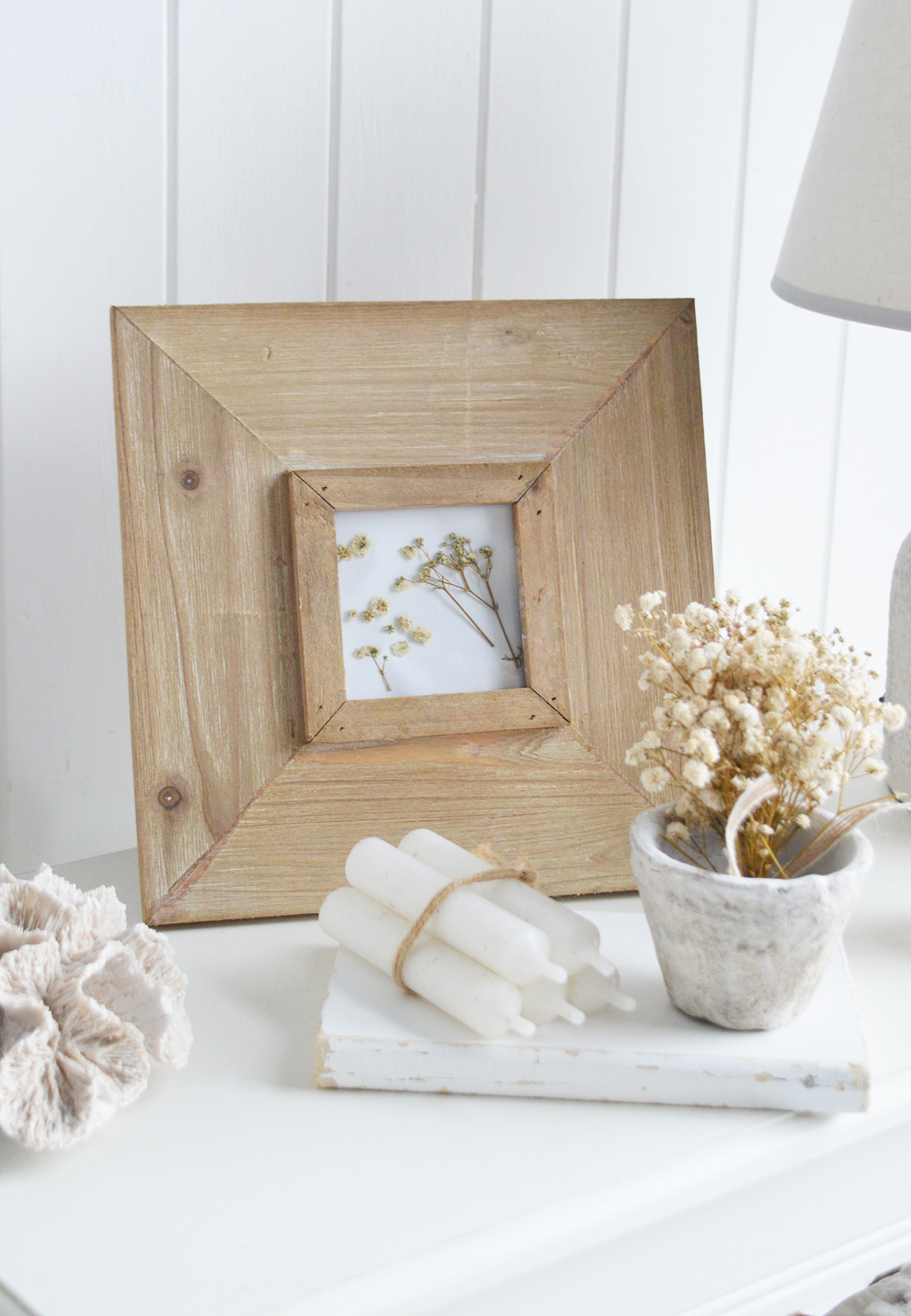 The Weston photo frame brings natural warmth and subtle texture with its softly weathered wooden finish.