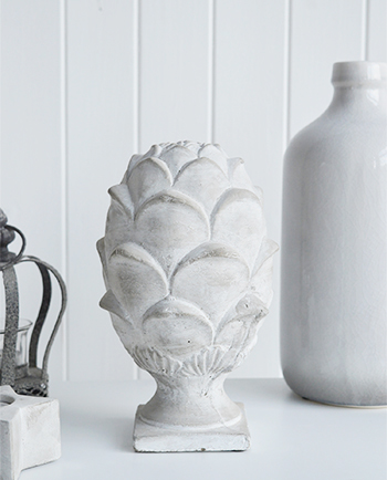 Decorative grey artichoke