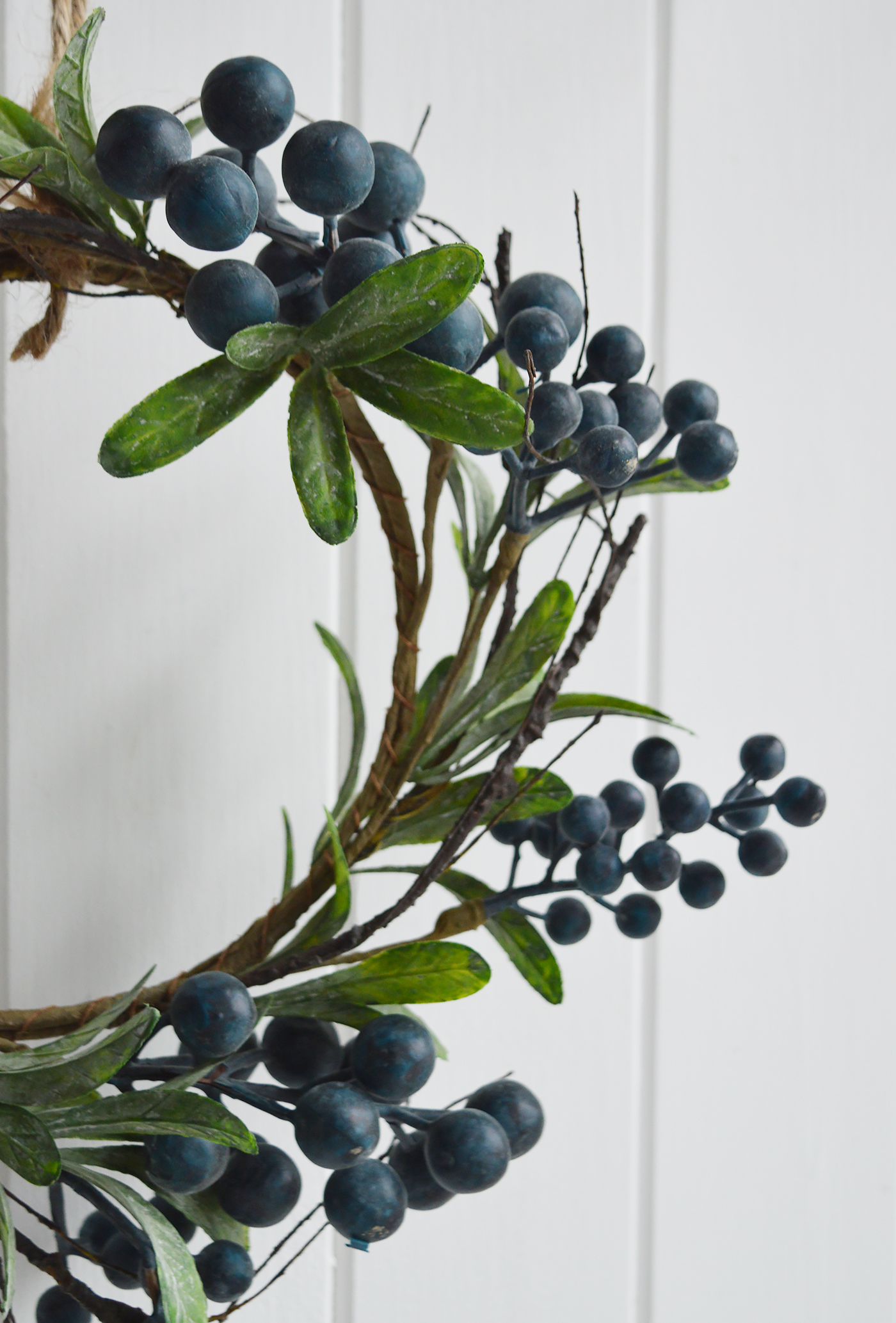 Artificial Blueberry Wreath from The White Lighthouse Home Furniture