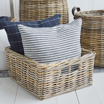 Casco Bay storage basket for adding texture and warmth