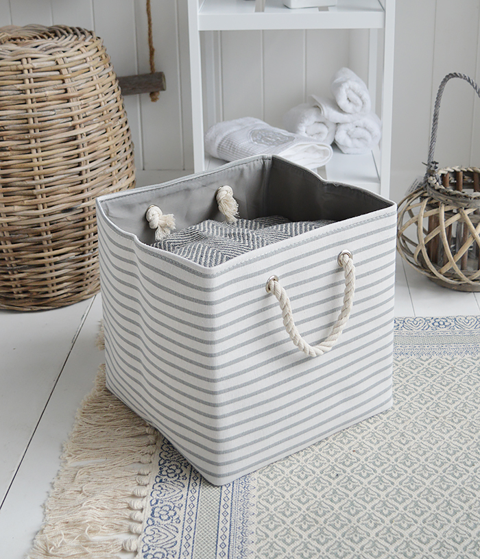 New England style storage basket