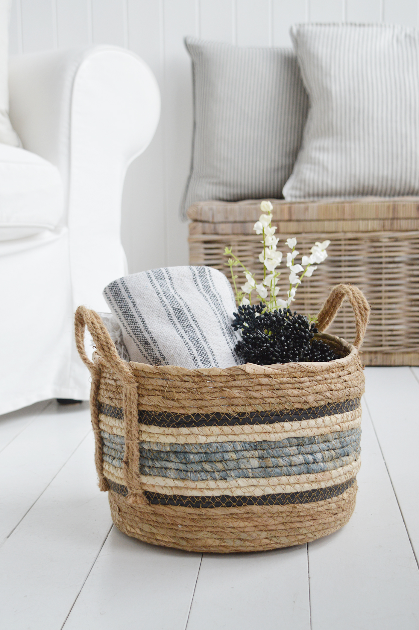 Princeton basket - perfect for coastal homes