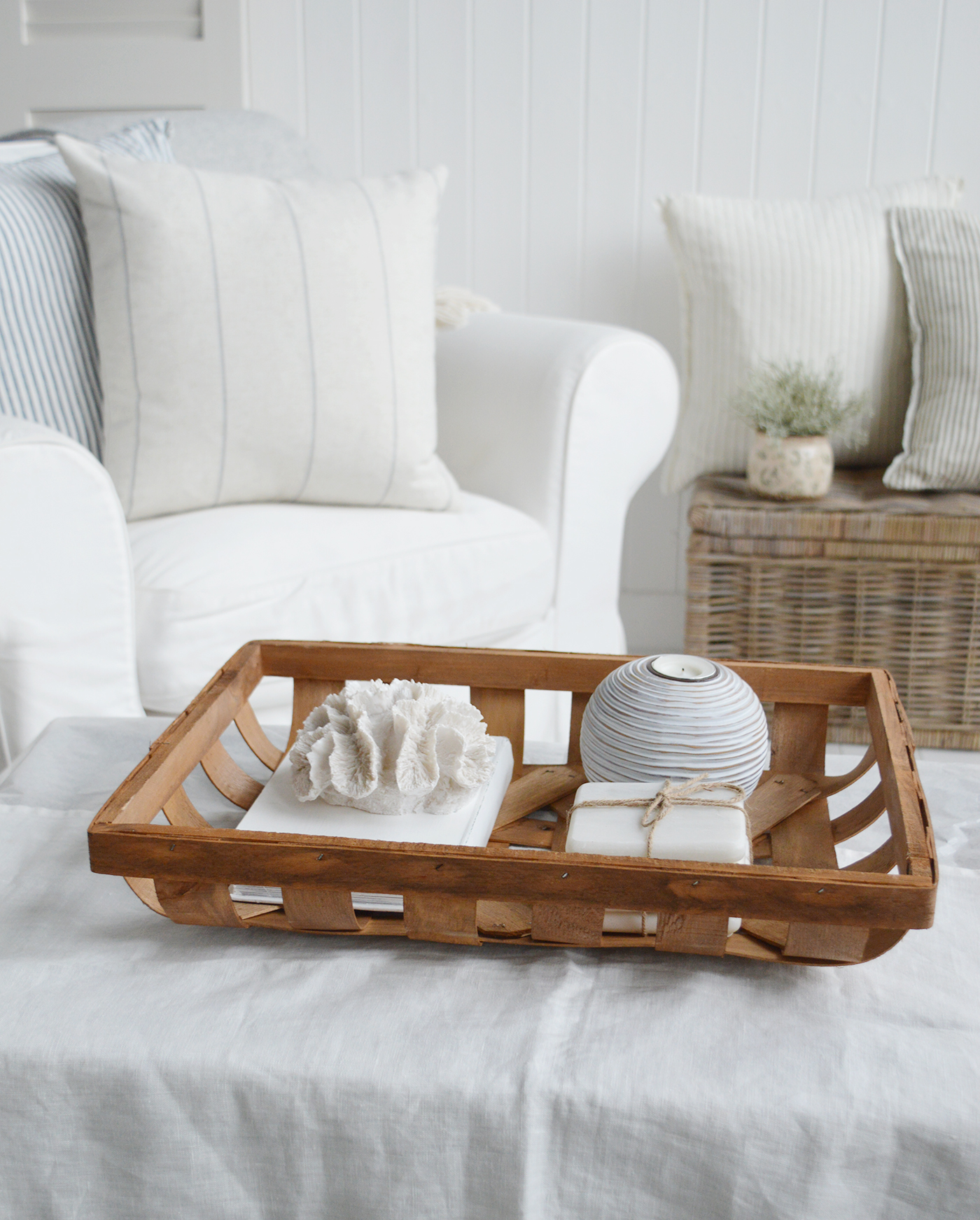 Haverton Basket Trays - modern Farmhouse, coastal and Country Furniture and Interiors