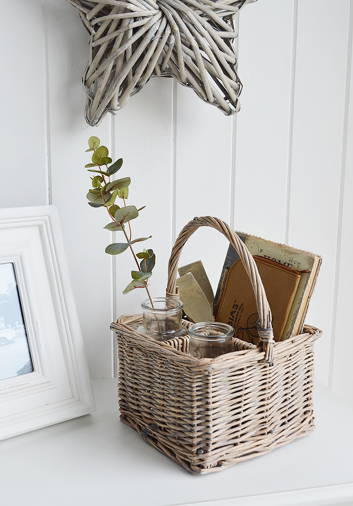 Windsor caddy basketware with Eucalyptus