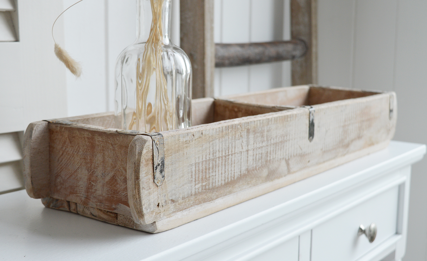 Vintage Wooden Brick Mould - New England Country Coastal Farmhouse Interiors and Furniture