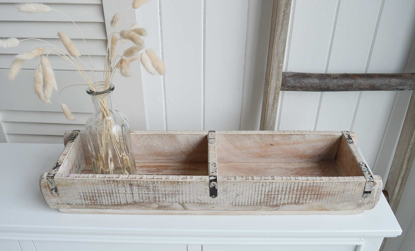 Vintage Wooden Brick Mould - New England Country Coastal Farmhouse Interiors and Furniture