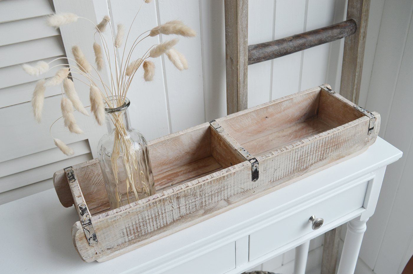 Vintage Wooden Brick Mould - New England Country Coastal Farmhouse Interiors and Furniture