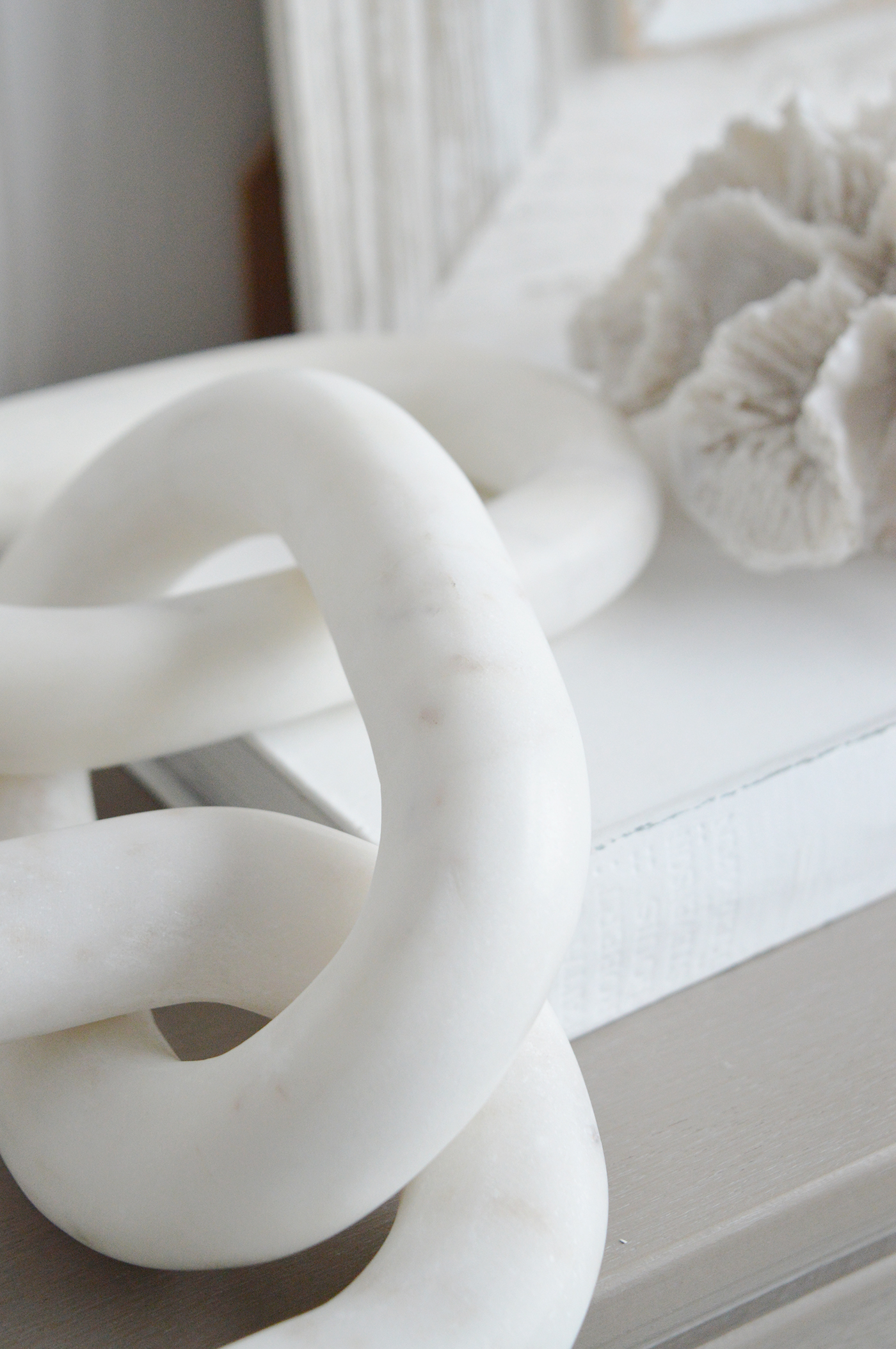 White Marble Chain - Modern Farmhouse, Country, Coastal and Hamptons styling homes and interiors