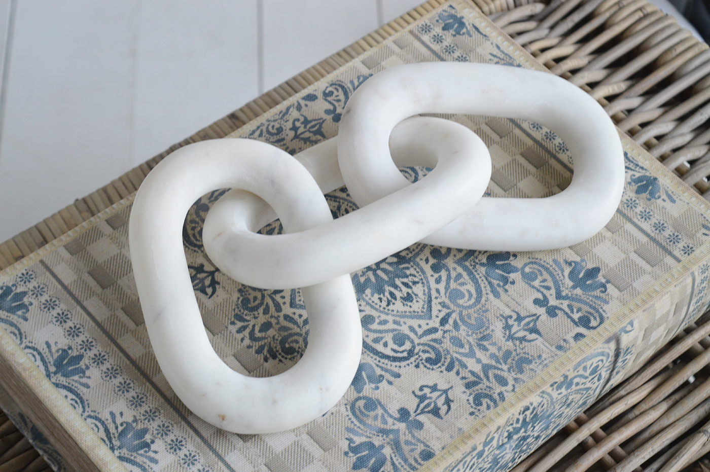 White Marble Chain - Modern Farmhouse, Country, Coastal and Hamptons styling homes and interiors