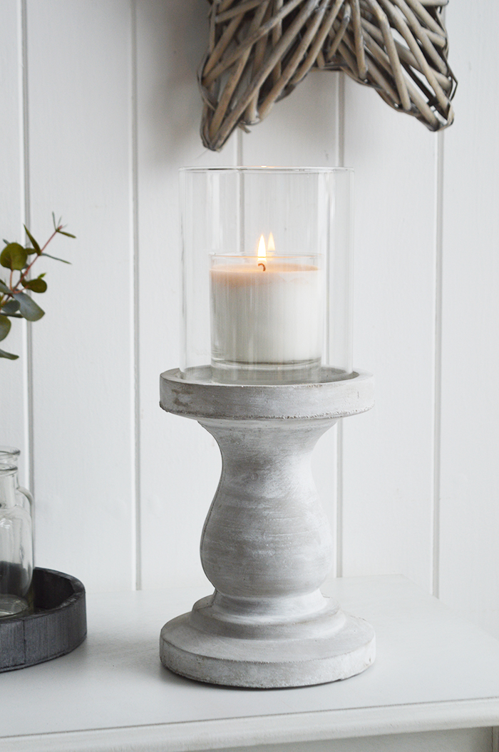 Cement Candle Holder The White Lighthouse Accessories