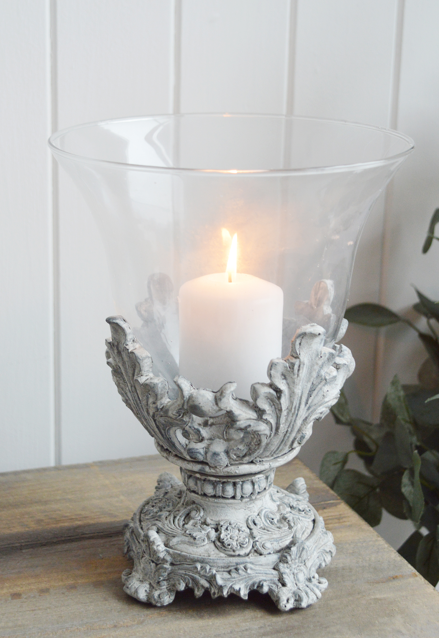 Richmond candle holder - New England Style Home Accessories for coastal, country and city homes and Interiors. The White Lighthouse Furniture