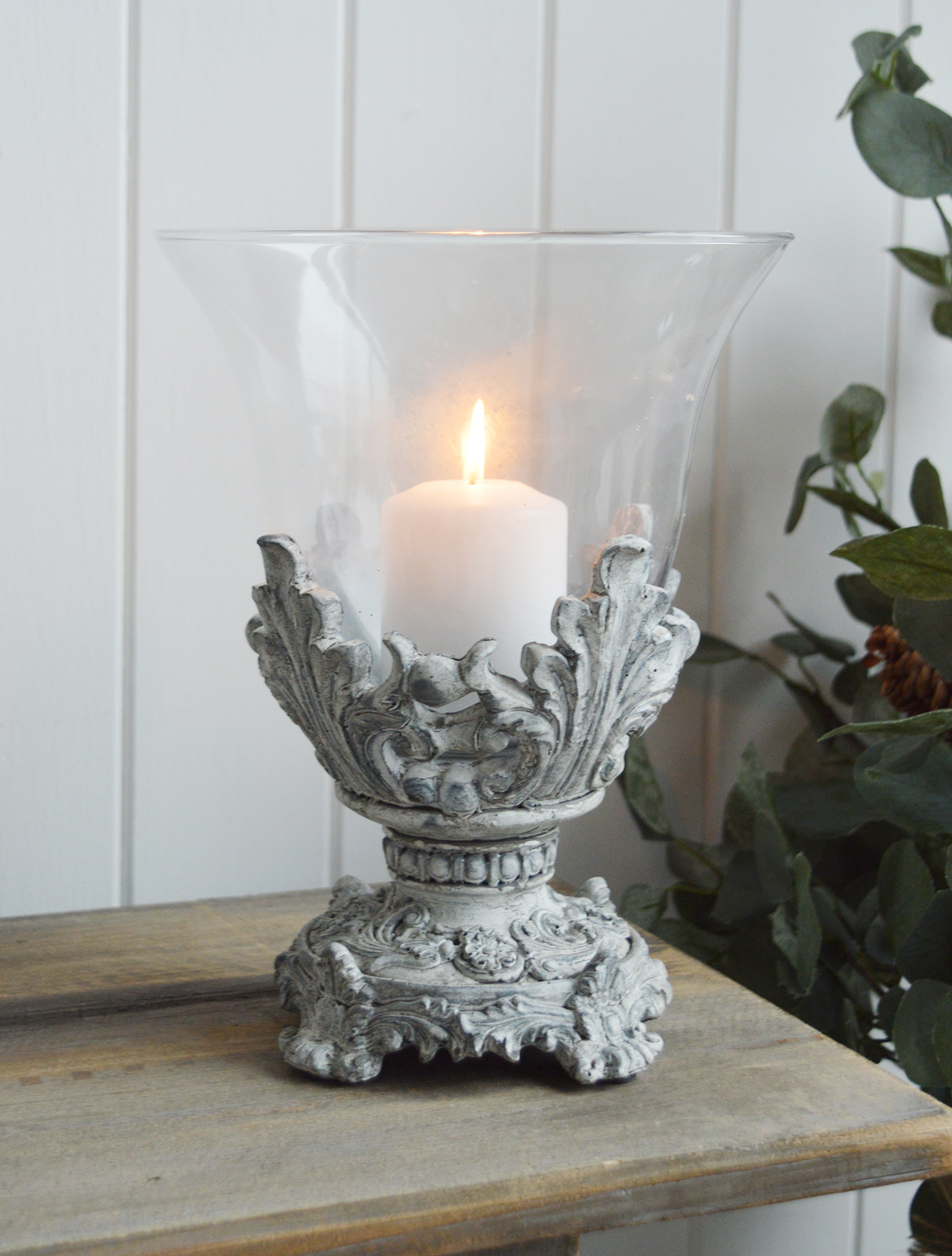 Richmond candle holder - New England Style Home Accessories for coastal, country and city homes and Interiors. The White Lighthouse Furniture