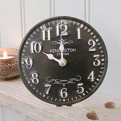 Kensington Mantel Clock, for New England interiors and furniture for coastal, country cottage and city homes from The White Lighthouse Furniture 