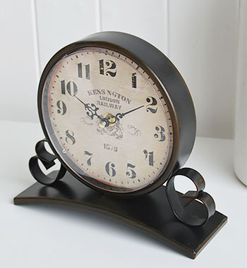 Vintage style mantel clock