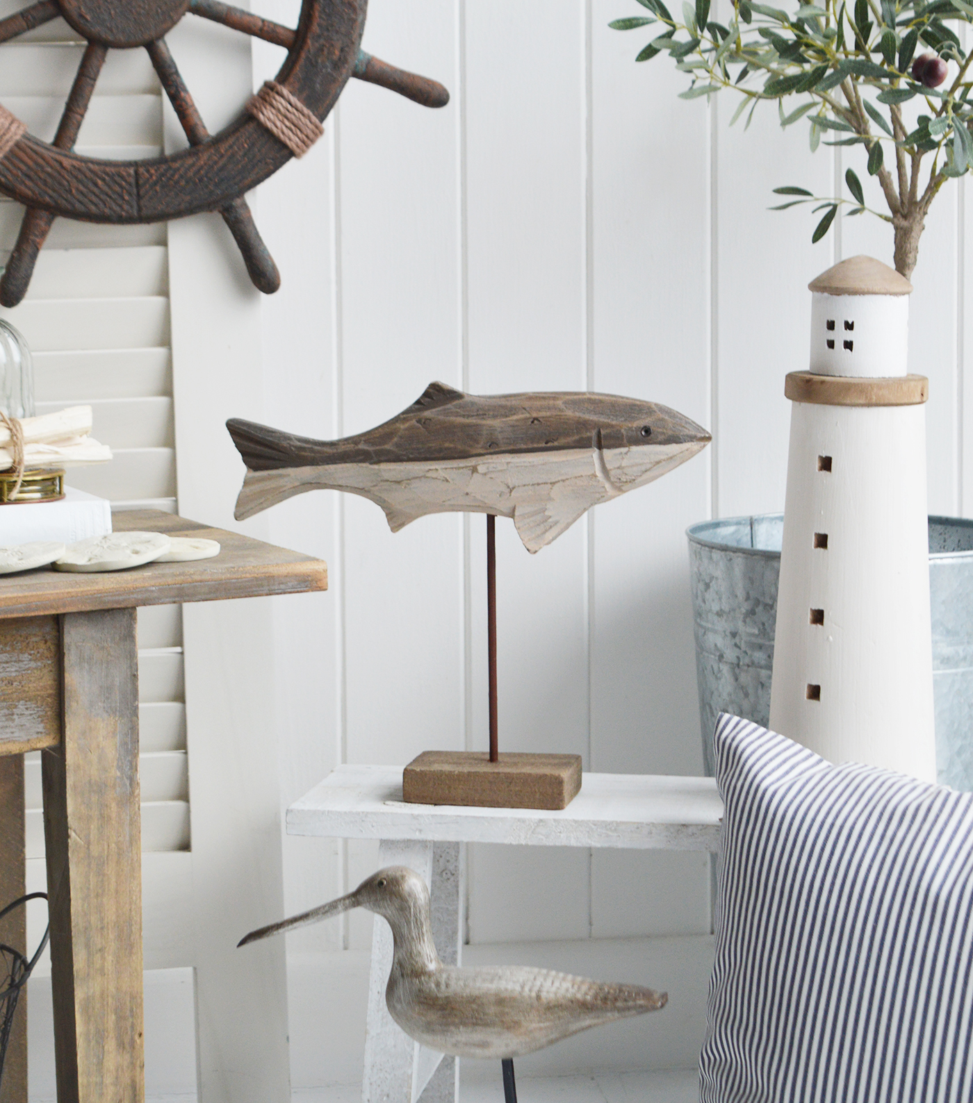 Coastal , beach and nautical home accessories and interiors