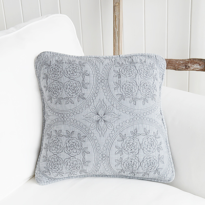 New England Style Country, Coastal and White Furniture and accessories for the home. New England cushions and soft furnishing - Piermont cushions