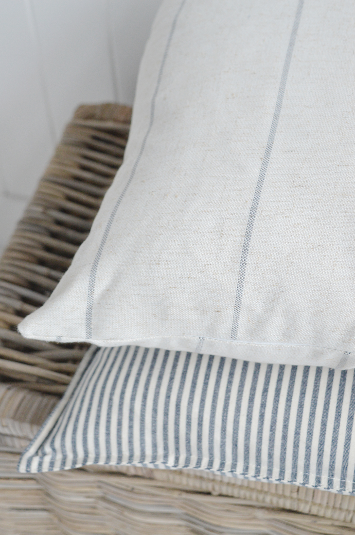 Rhode Island Striped Cushion Covers Linen Blends New England