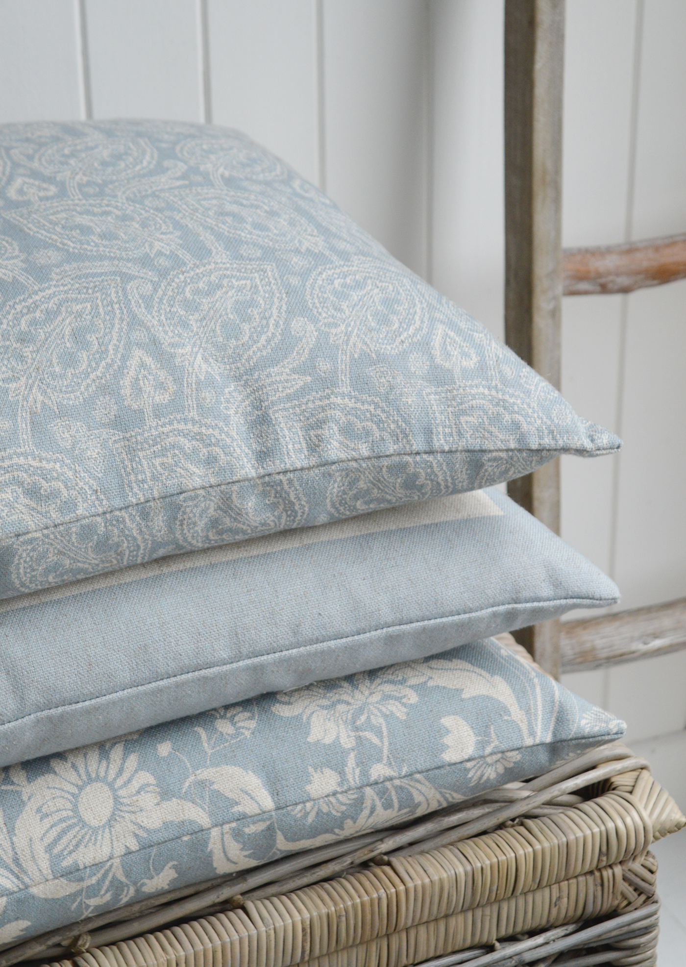 Maple grove vintage style cushions for New England modern country farmhouse and coastal furniture and interiors