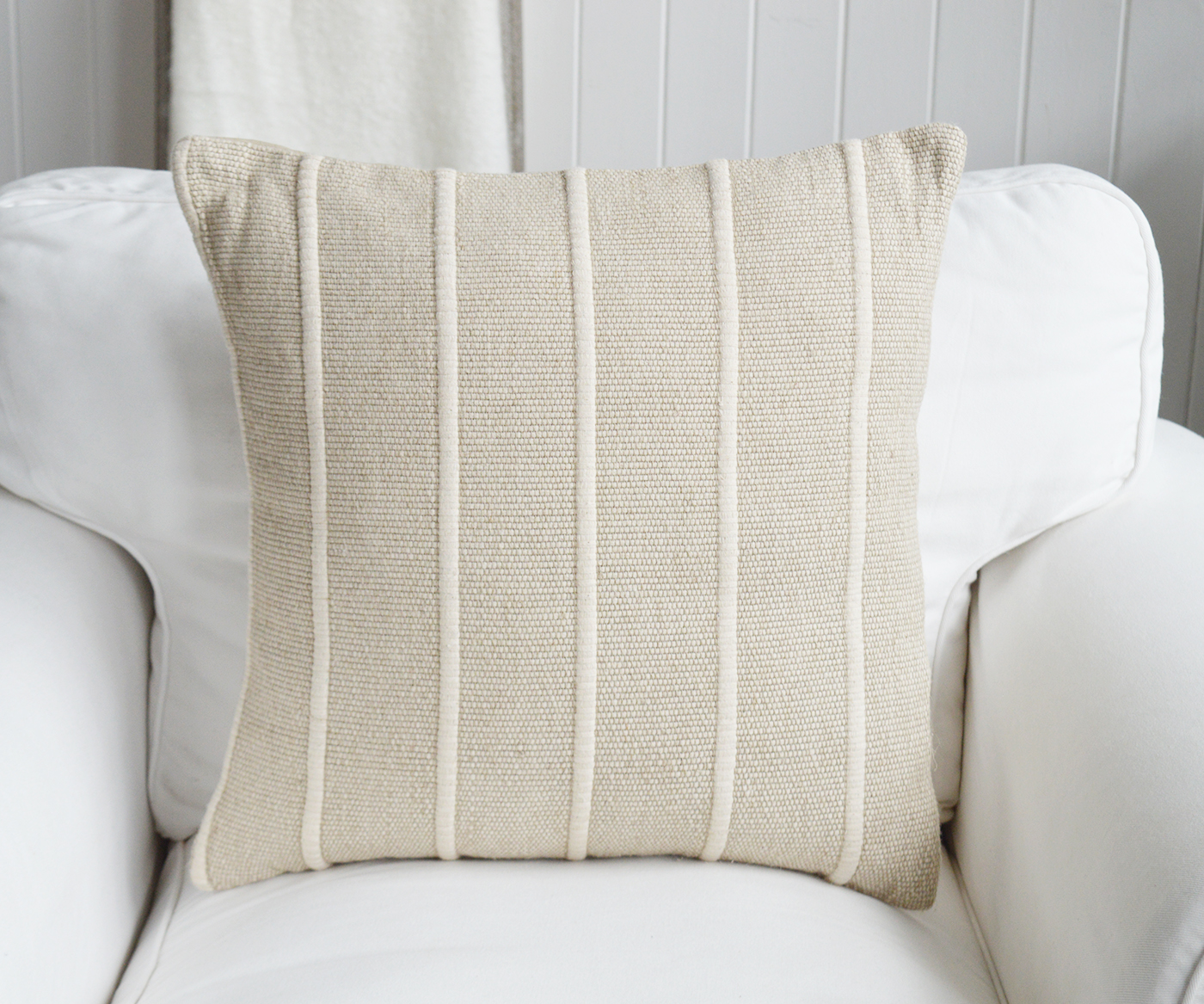 Winthrop New England style cushions - New England country and coastal cushions and interiors
