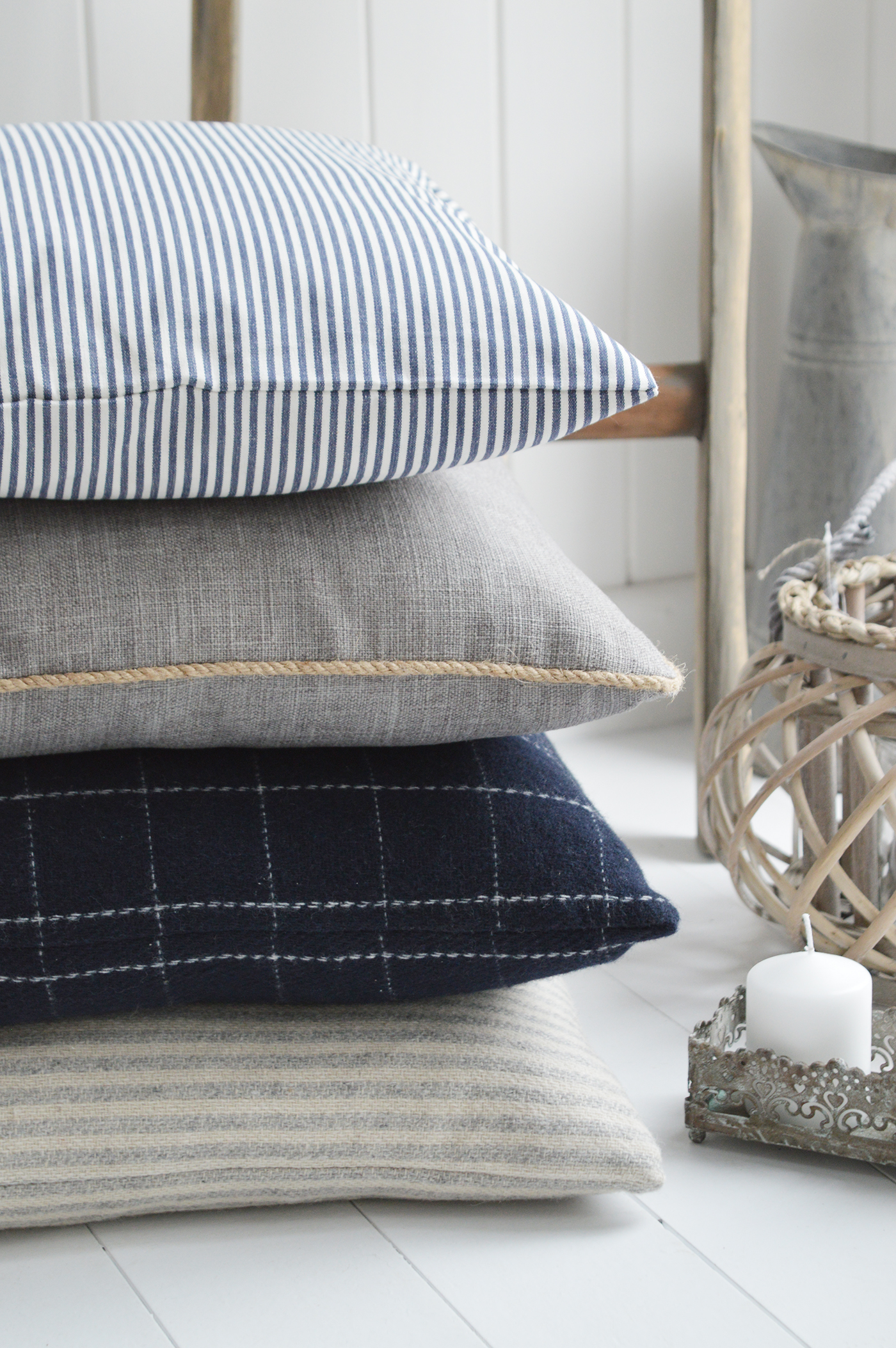 New England Style cushions and soft furnishings