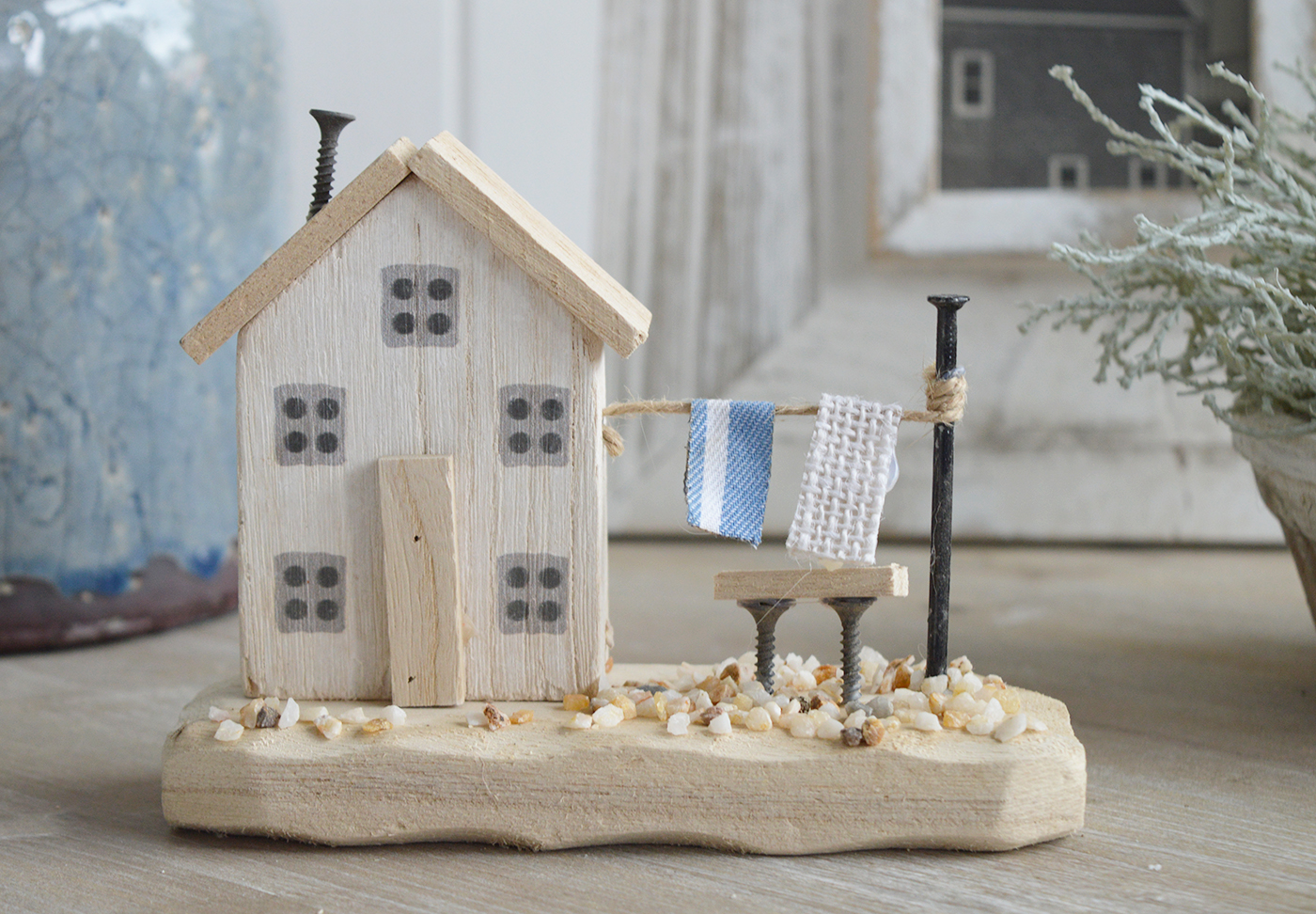 Driftwood Wooden houses - New England Coastal and Beach House Style Home Decor