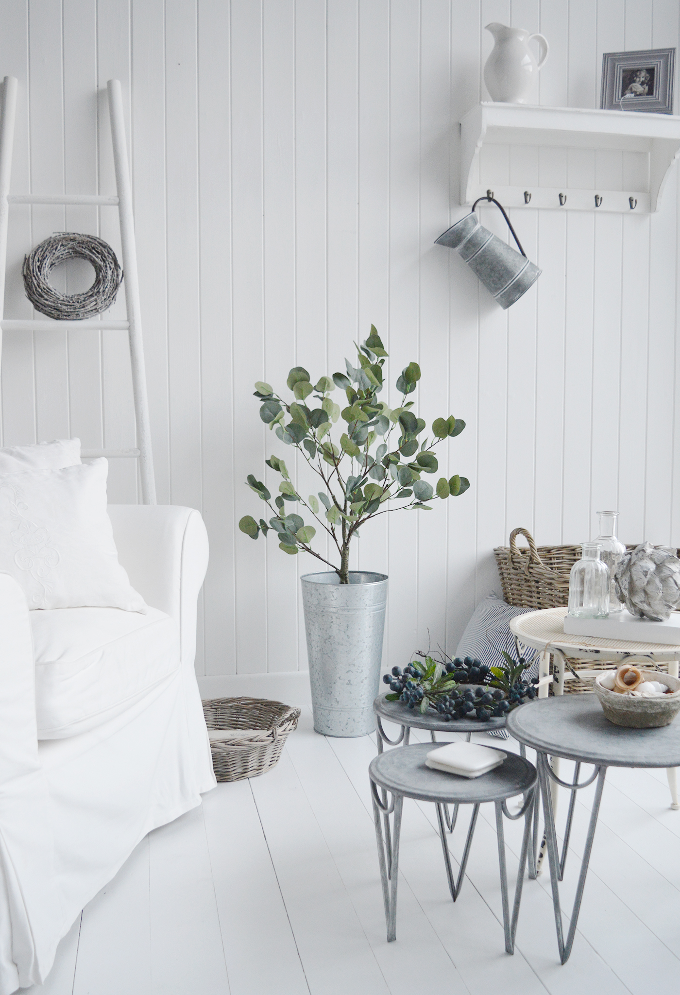 Artificial greenery Large and Small Eucalyptus tree from The White Lighthouse New England Country and Coastal Home Furniture and Interiors