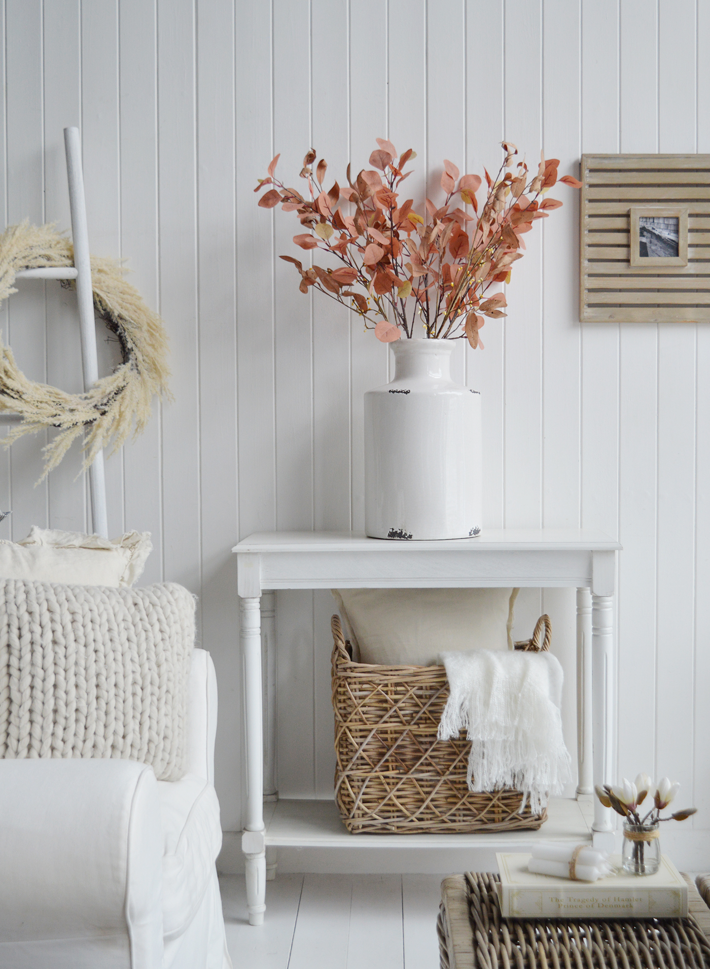 Faux Autumnal Decor - Rustic colours for New Egland Fall Decor