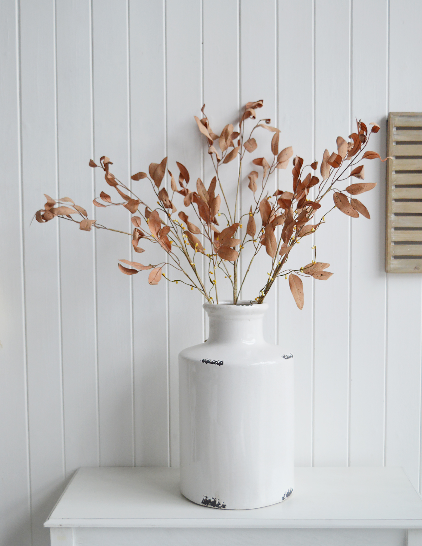 Faux Autumnal Decor - Rustic colours for New Egland Fall Decor