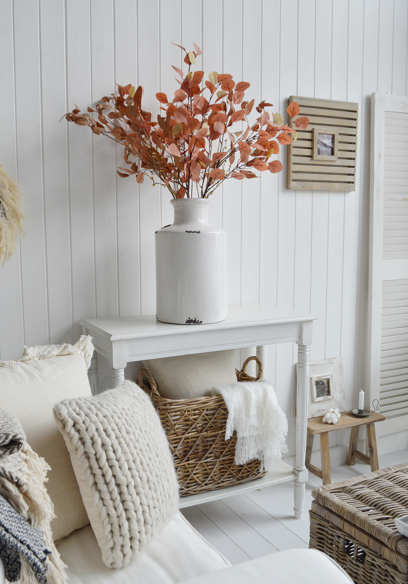 Faux Autumnal Decor - Rustic colours for New Egland Fall Decor