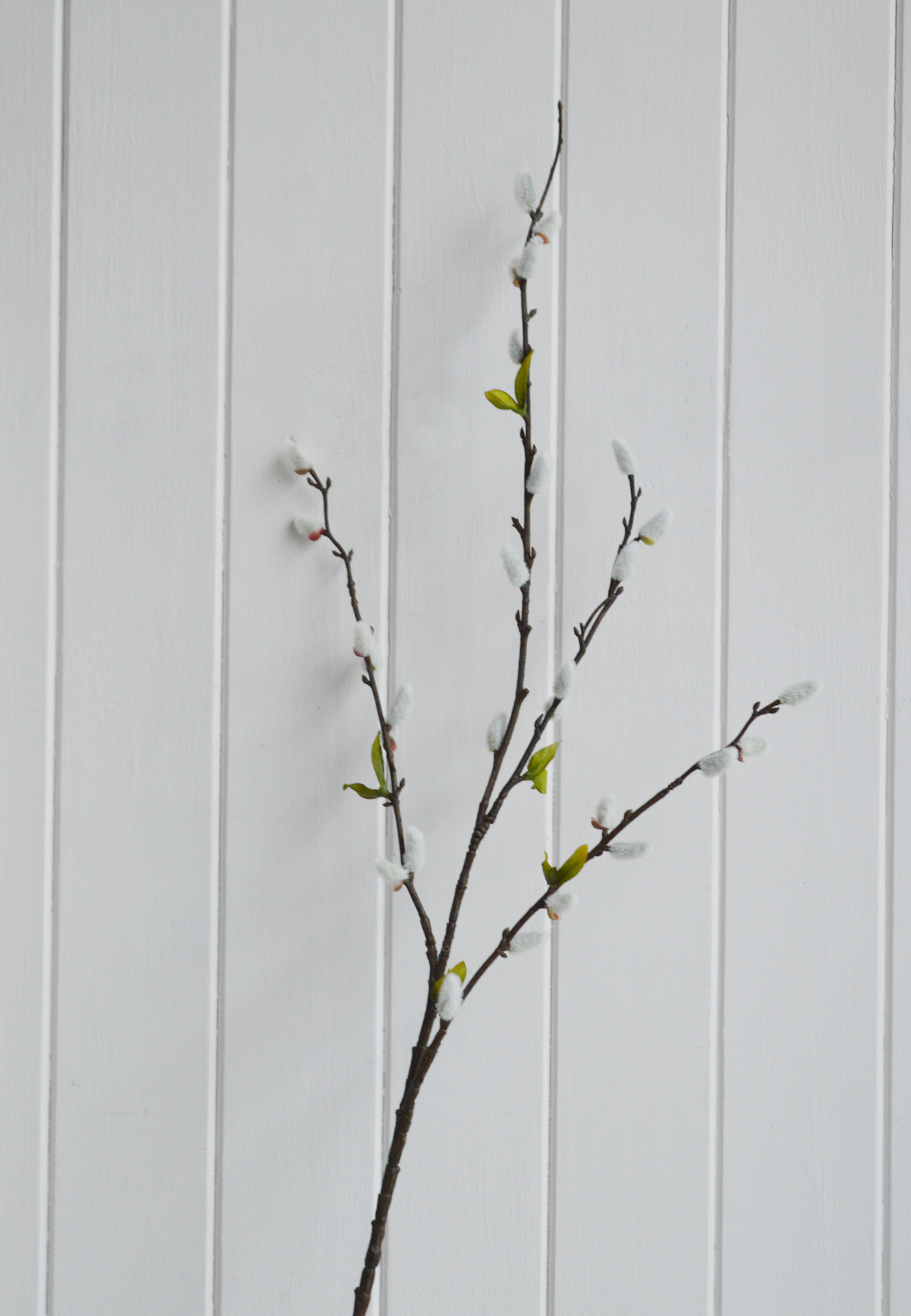 Faux Pussy Willow - New England Furniture, home and interiors for coastal and modern farmhouses