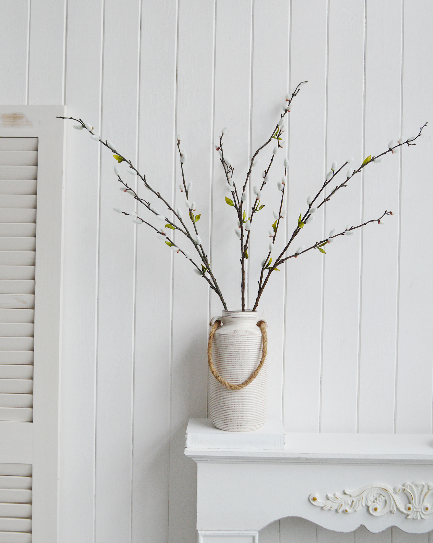 Faux Pussy Willow - New England Furniture, home and interiors for coastal and modern farmhouses