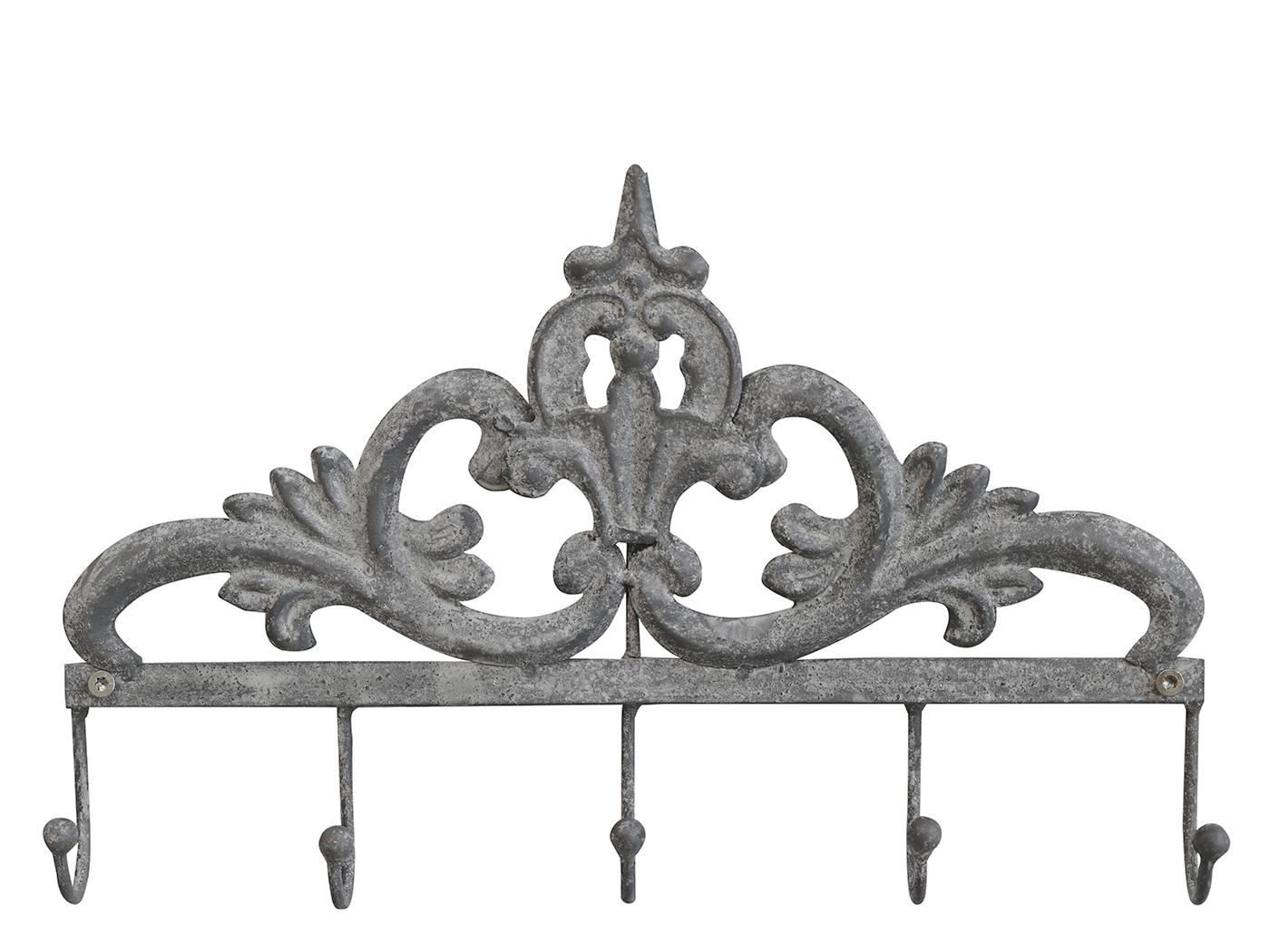Baxter hooks in antiqued iron for modern farmhouse, country and coastal storage and decor
