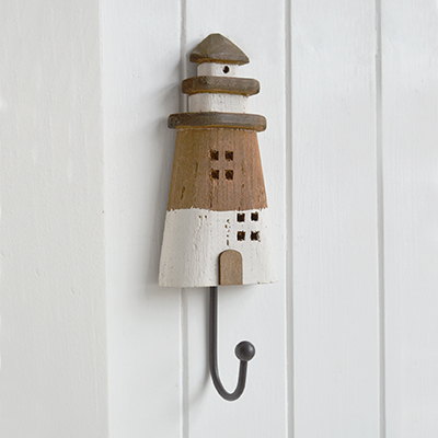 Coastal wall hooks -  Lighthouse and Yacht hook for coastal and Hamptons homes