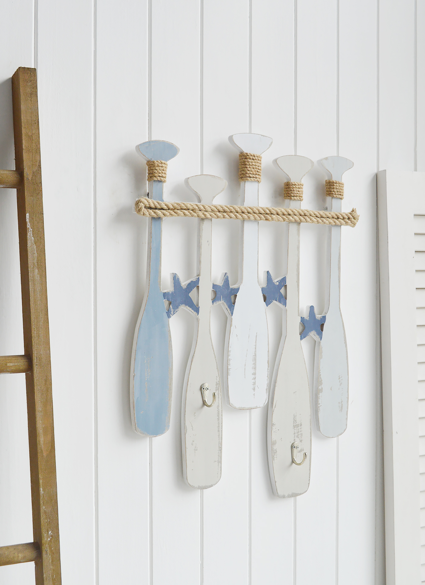 Paddles and Stars - New England Coastal Decor