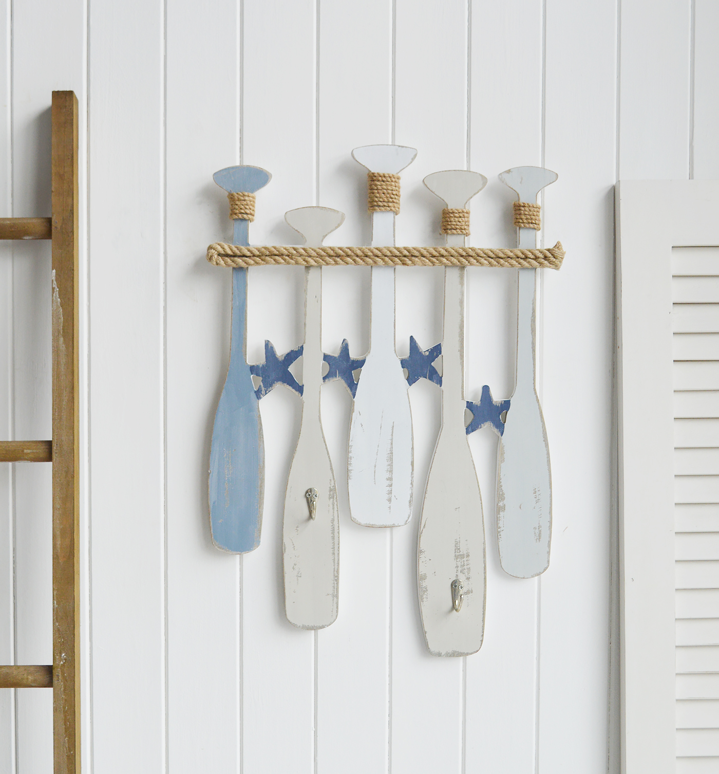 Paddles and Stars - New England Coastal Decor