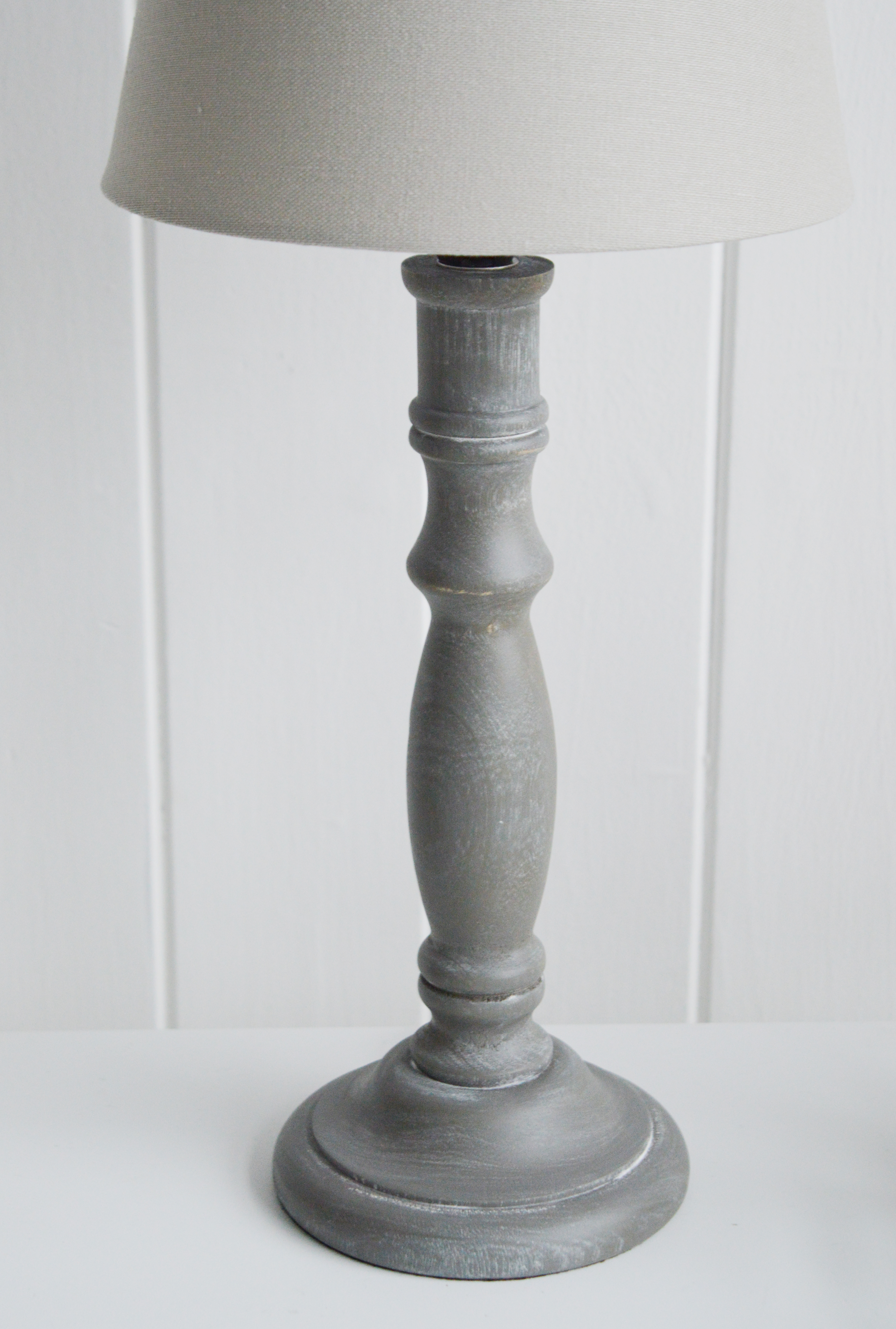 Little Compton Lamp  from The White Lighthouse Furniture. A lovely table lamp for bedside table or living room or bedroom furniture. New England style table lamps