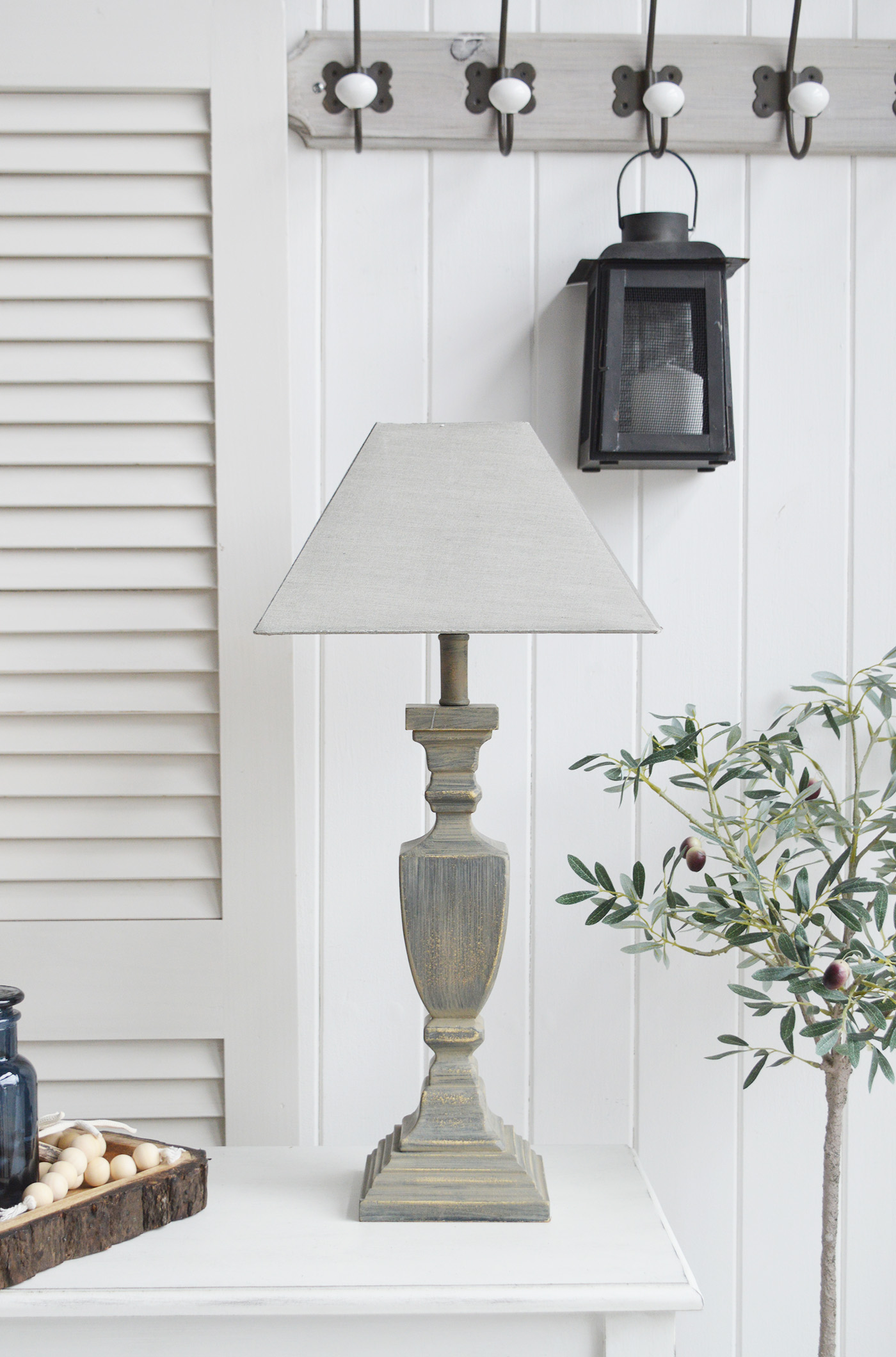New England style table lamps and lighthing
