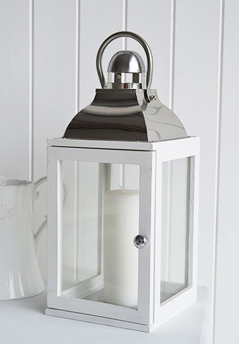 White and silver lanterns