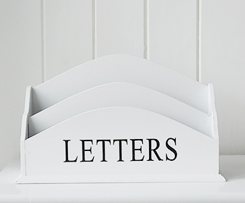 White letter holder