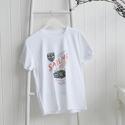 Timeless cotton loungewear reflecting the simplicity of New England and coastal home living. timeless Nantucket and sailing prints, bringing a relaxed, refined feel to everyday lifestyle dressing.